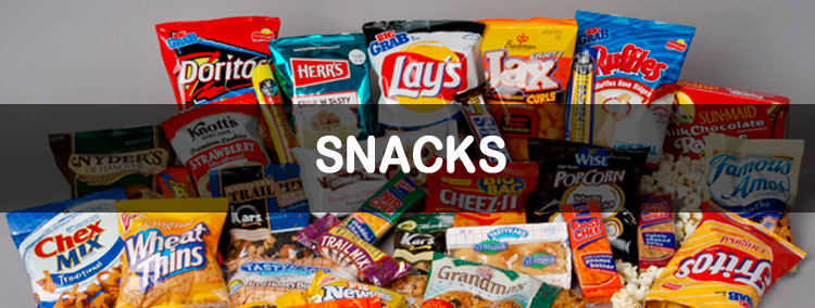 image of snack products